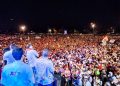 Masivo cierre de campaña de Gustavo Petro y el Pacto Histórico en Barranquilla