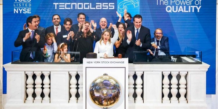 Por tercera vez Tecnoglass, tocó la campana en la Bolsa de New York