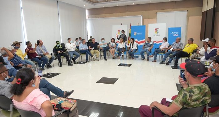 Gobernación del Atlántico continúa apoyando obras de mitigación en el Canal del Dique