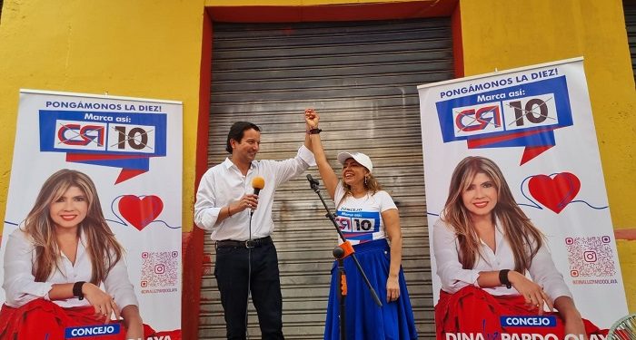 El senador David Luna , oficializó su respaldo a la candidatura de Dina Luz Pardo, al Concejo de Barranquilla
