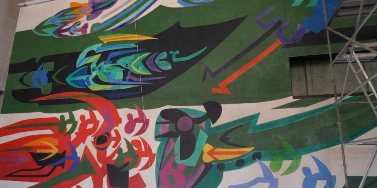 Las cosas del aire, del maestro Obregón, ya reposa en el corazón del Museo de Arte Moderno de Barranquilla