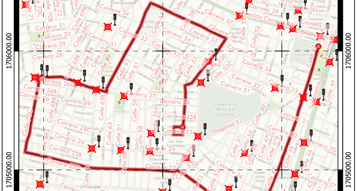 Cierre de vías por carrera de San Silvestre, este 31 de diciembre