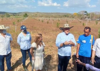 Gobernadora Elsa Noguera y presidente Duque, verifican avances del sur del Atlántico