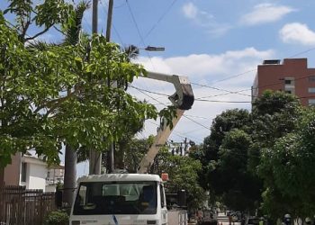 Mantenimiento de redes en El Golf y Santa Mónica