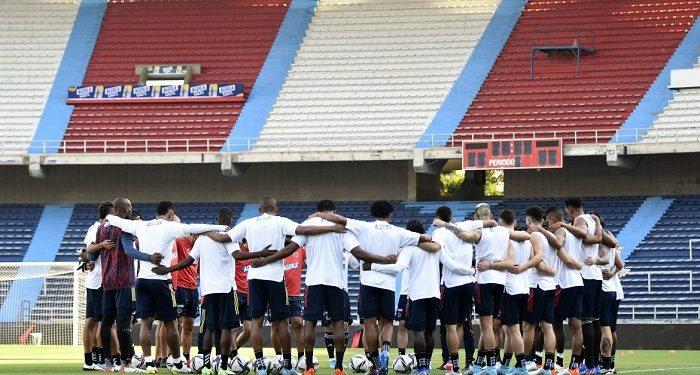 Selección Colombia entrenó en el Metropolitano