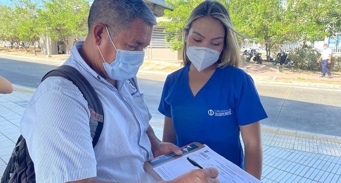 En Transmetro, usuarios participaron en campaña de sensibilización de donación de órganos