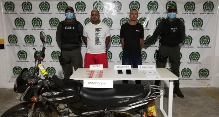 24 capturados por extorsión en lo que va del 2022