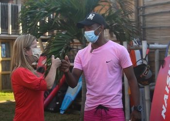 Duván Macías y Nelson Gómez, representarán a Colombia en el Mundial de Kitesurf en Salinas del Rey