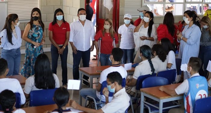Gobernadora del Atlántico y Mineducación entregaron nuevas instalaciones en el colegio San Nicolás de Tolentino de Puerto Colombia