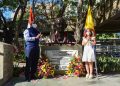 Gobernadora del Atlántico recibió busto de Gandhi en la Plaza de la Paz, por parte de la Embajada de la India