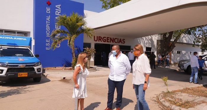 Gobernadora del Atlántico entregó la nueva sala de urgencias del hospital de Candelaria