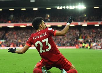Primer gol de Luis Díaz en la Liga Premier