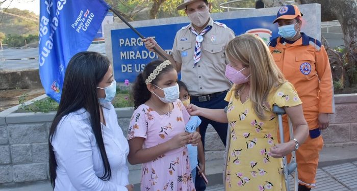 Gobernadora del Atlántico entregó el nuevo Parque Mirador de Usiacurí