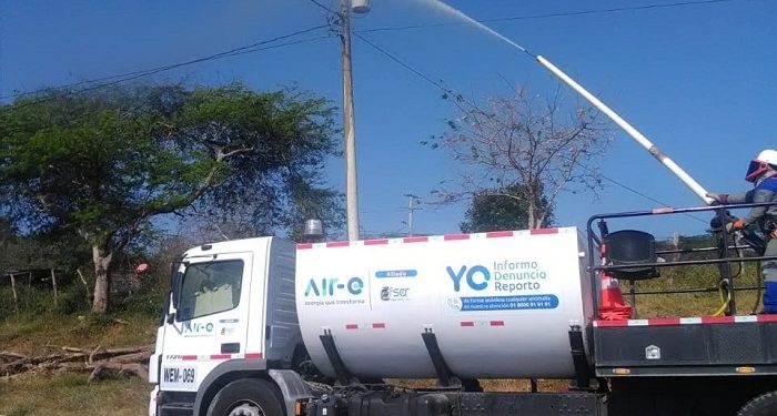 Lavado de redes eléctricas y mantenimiento en Puerto Colombia