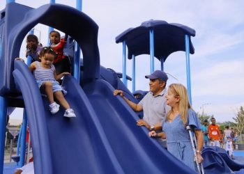 Gobernadora del Atlántico entregó un nuevo parque en Campo de la Cruz