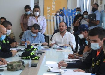 Distrito y Departamento acuerdan acciones de seguridad para movilización social del 28 de abril y el 1 de mayo 