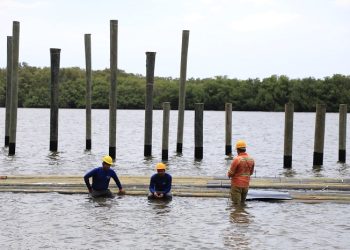 Empezó estabilización de estructuras en Mallorquín 