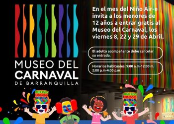 Air-e lleva gratis a los niños al Museo del Carnaval en su mes
