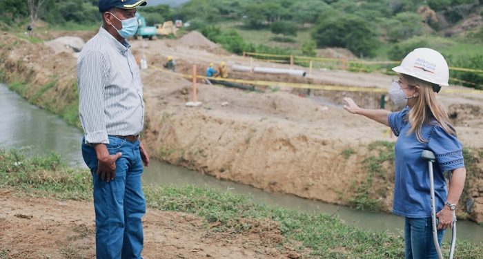 Obras del distrito de riego, recuperan 1.250 hectáreas para siembra en Repelón