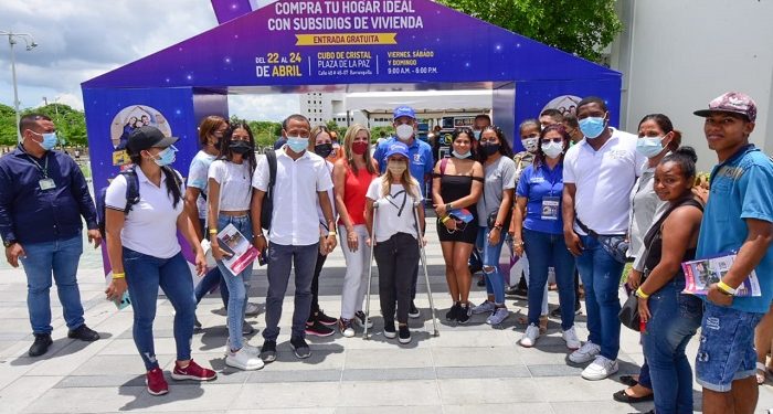 Gobernadora del Atlántico participó en la Feria de Vivienda