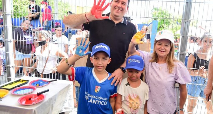 Más de 2.000 niños de las Escuelas Deportivas celebraron el Día de la Niñez en el Atlántico
