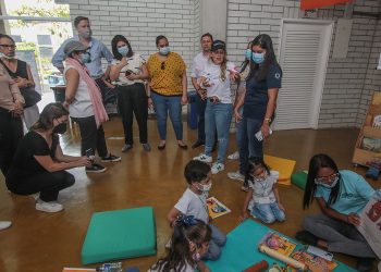 Jugando, niños y adultos celebraron 2 años de diversión en las ‘cuadras baqanas’ 