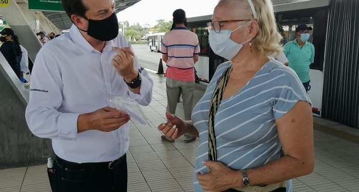 Uso de tapabocas sigue siendo obligatorio en Transmetro