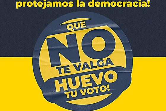 Nace un movimiento ciudadano orgánico en redes sociales para impulsar el “No al voto en Blanco”