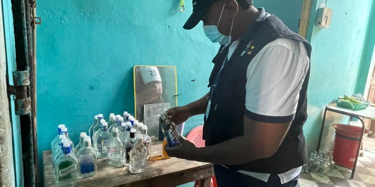 Grupo Anticontrabando del Atlántico decomisó 7.893 unidades de licor ilegal