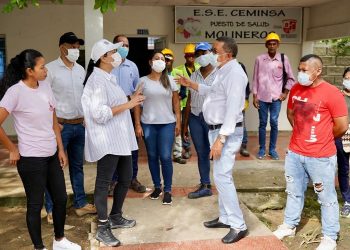 Gobernación del Atlántico inició obras de modernización en hospital de Santo Tomás y puesto de salud de Molinero