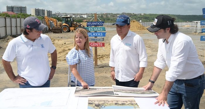 Gobernación del Atlántico, adelanta obras de ordenamiento de playas