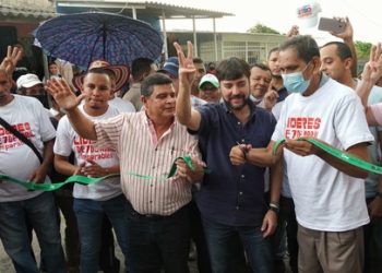 7 de Abril ya cuenta con 12.369 metros de vías pavimentadas