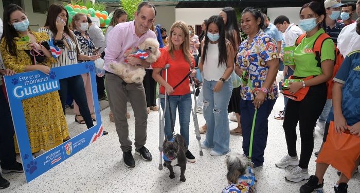 En el Día Mundial del Perro, Gobernación del Atlántico abrió sus puertas a los ‘amigos fieles’ de los servidores públicos