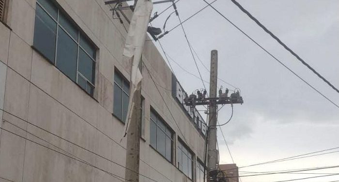 Air-e repara daños eléctricos ocasionados por vendaval