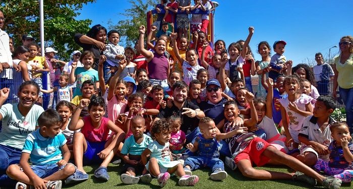 Reconocimiento al alcalde Jaime Pumarejo por compromiso con la niñez