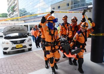 Gobernación del Atlántico realizó simulacro de emergencia