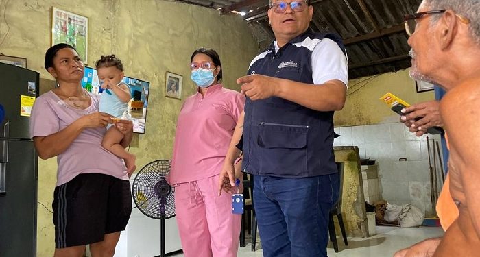 Secretaría de Salud hace acompañamiento a labor de los Caminantes en los barrios