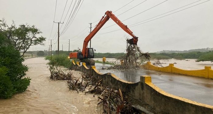 Con trabajos de mitigación, Distrito prevé reducir riesgos por ola invernal