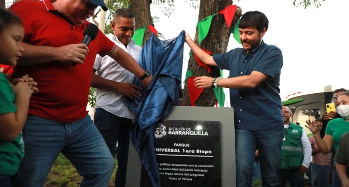 Con entrega de parque Universal primera etapa, Distrito cierra 2022 con 138.000 metros cuadrados de espacio público recuperados