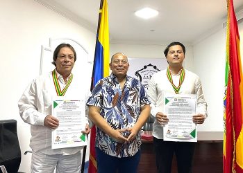 Concejo de Barranquilla exalta a Miguel Alzate Salcedo y César Lorduy