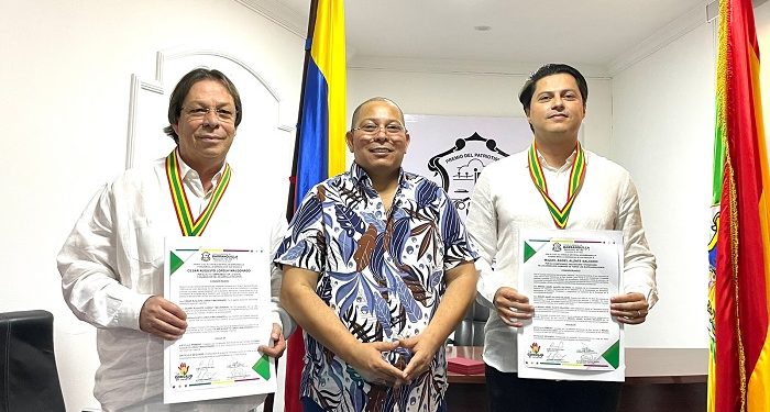 Concejo de Barranquilla exalta a Miguel Alzate Salcedo y César Lorduy