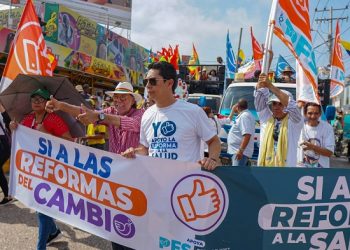 “Pacífica y multitudinaria marcha en respaldo a la reforma a la salud en Barranquilla” Senador Pedro Flórez