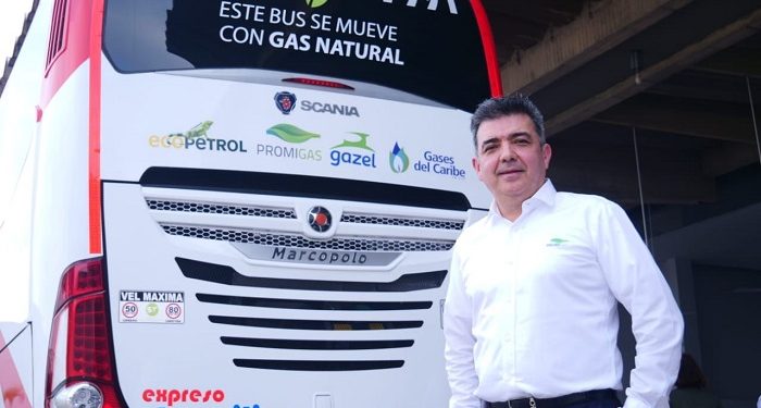 Expreso Brasilia pone en servicio el primer bus interdepartamental operado 100% a gas natural