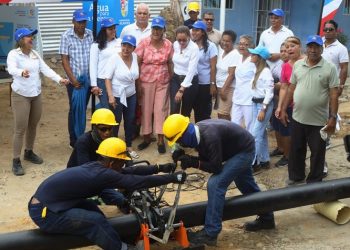 Avanza construcción del alcantarrillado en el barrio El Esfuerzo de Soledad