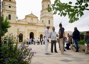 Gobernación y Alcaldía de Sabanalarga ejecutarán obras complementarias en la plaza central del municipio