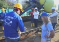 La Gran Vía sigue avanzando: empezó la pavimentación de la calzada sur