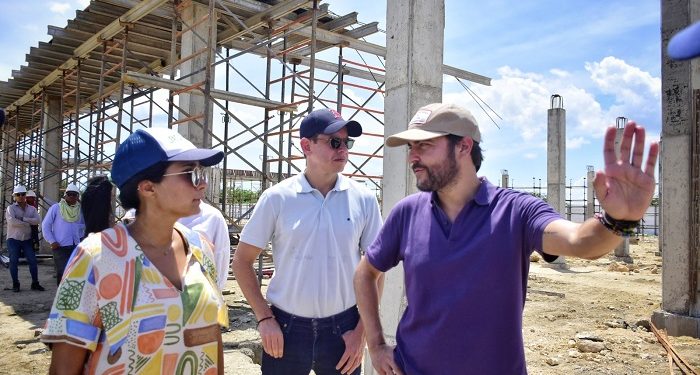 Distrito avanza en la ejecución del Mercado del Río, en La Loma