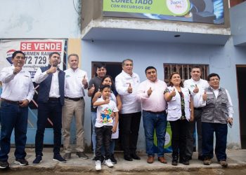 Conexión a gas natural del primer hogar en Trujillo- Perú