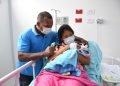 Ariadna Sofía, la primera bebé nacida en el nuevo hospital de Palmar de Varela