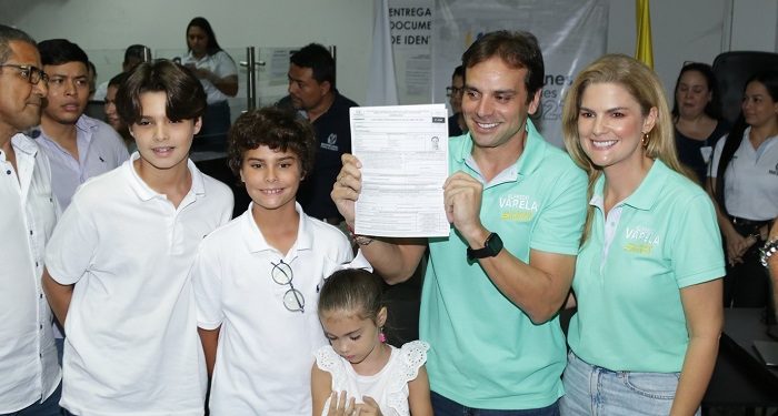 Alfredo Varela inscribió candidatura a la gobernación del Atlántico